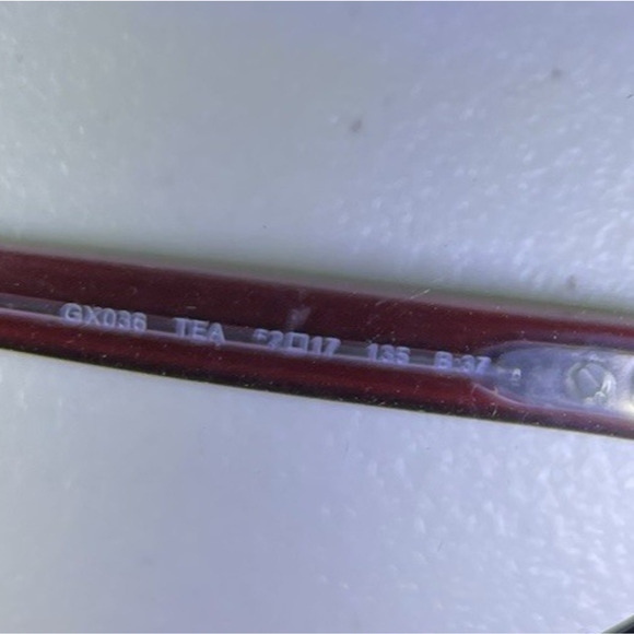 GX Gwen Stefani Tea Eyeglasses GX036 Green Blue Ombre 52-17-135 *FRAMES ONLY* - Picture 4 of 8